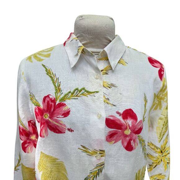 Floral Print Women's Shirt and Skirt Set - Picture 3 of 16